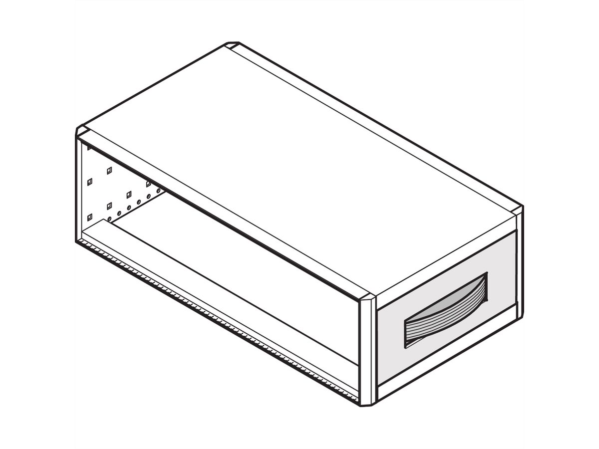 SCHROFF RatiopacPRO/-AIR Handgreep, 3 HE, 315 mm