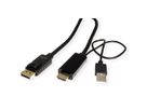 ROLINE HDMI kabel UltraHDTV - DisplayPort, M/M, zwart, 3 m