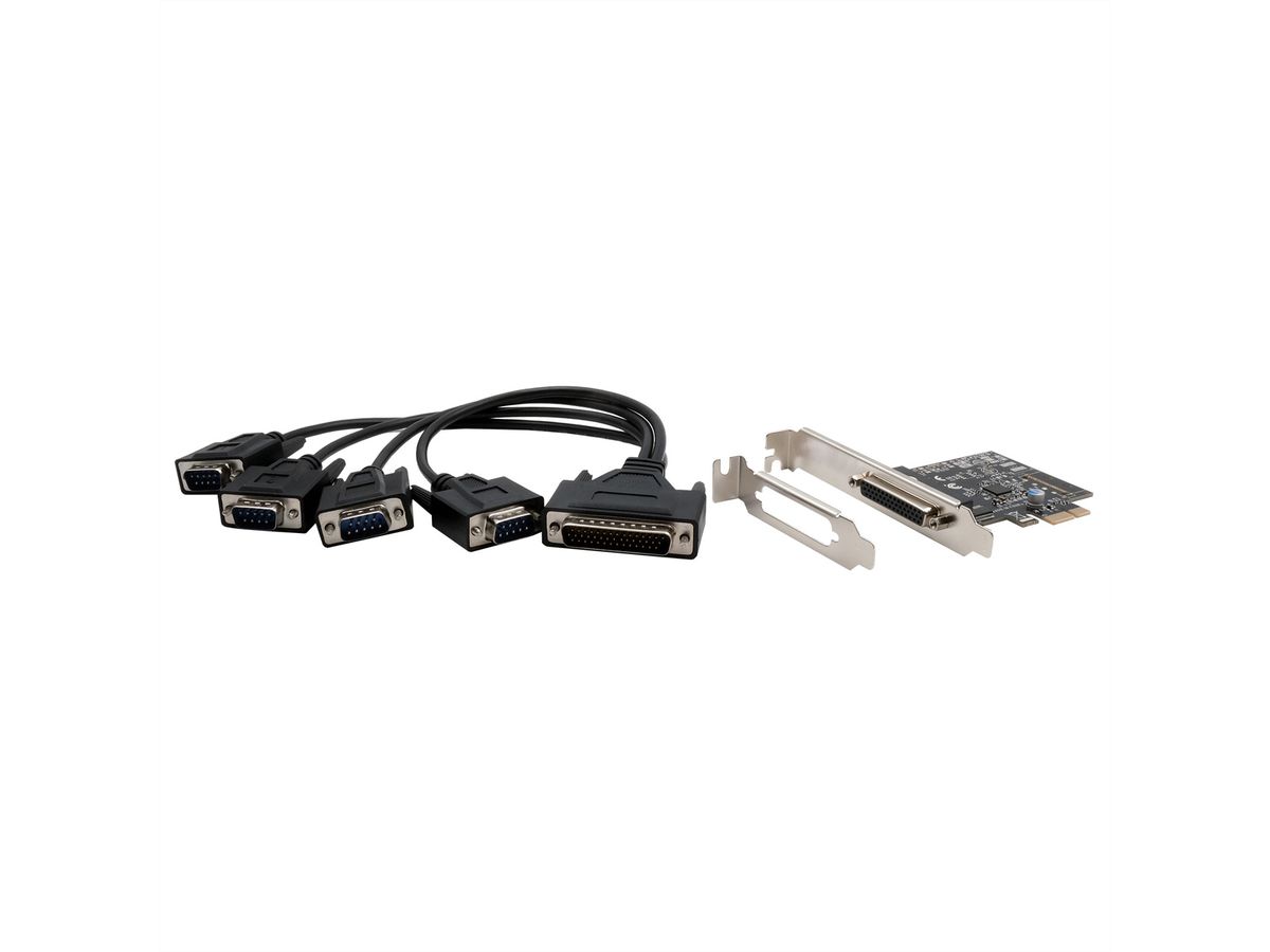 EXSYS EX-46024 4S seriële RS-232 PCIe kaart