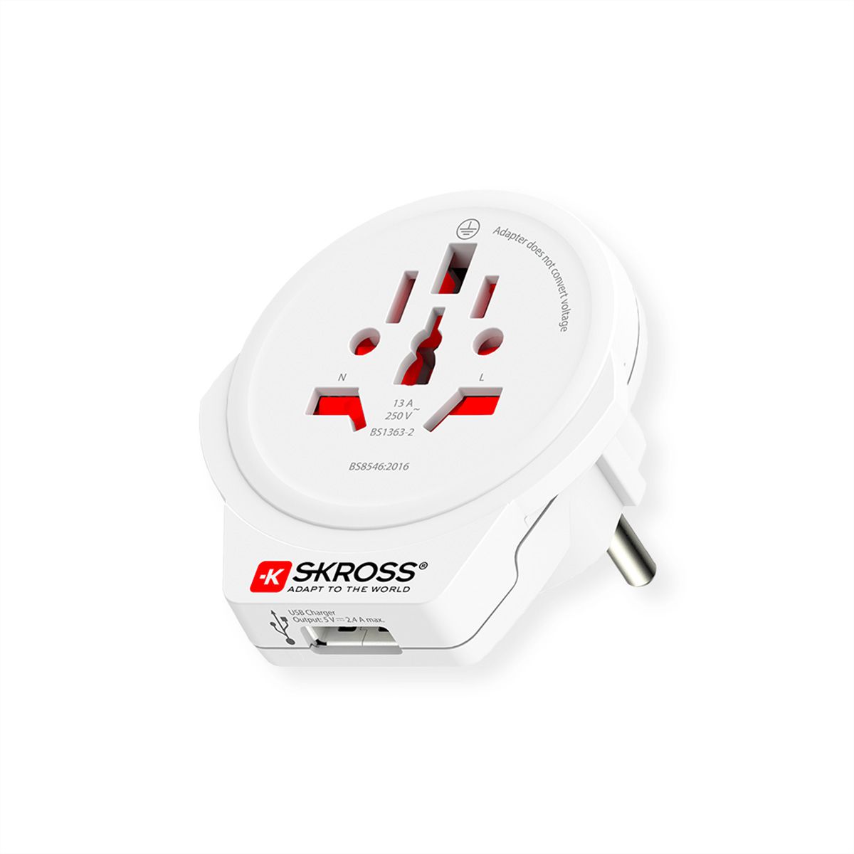 Skross PRO World & USB Universsal Travel Adapter, worldwide
