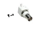TELEGÄRTNER BNC PCB Bulkhead Angle Jack, insulated for Printed Circuits