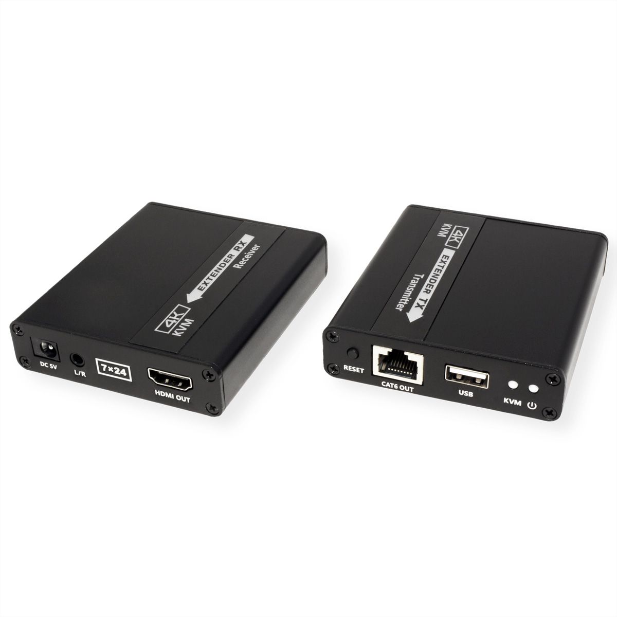 VALUE KVM-Extender via Cat.6/6A, HDMI, max. 70m