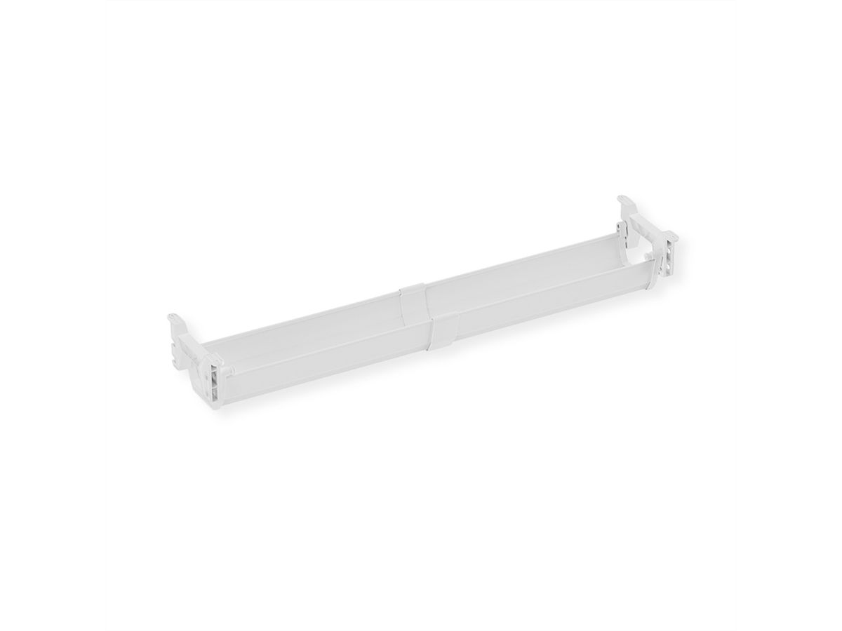 ROLINE Easy2Open kabelgoot, Montage onder tafel, wit, 85,8 cm