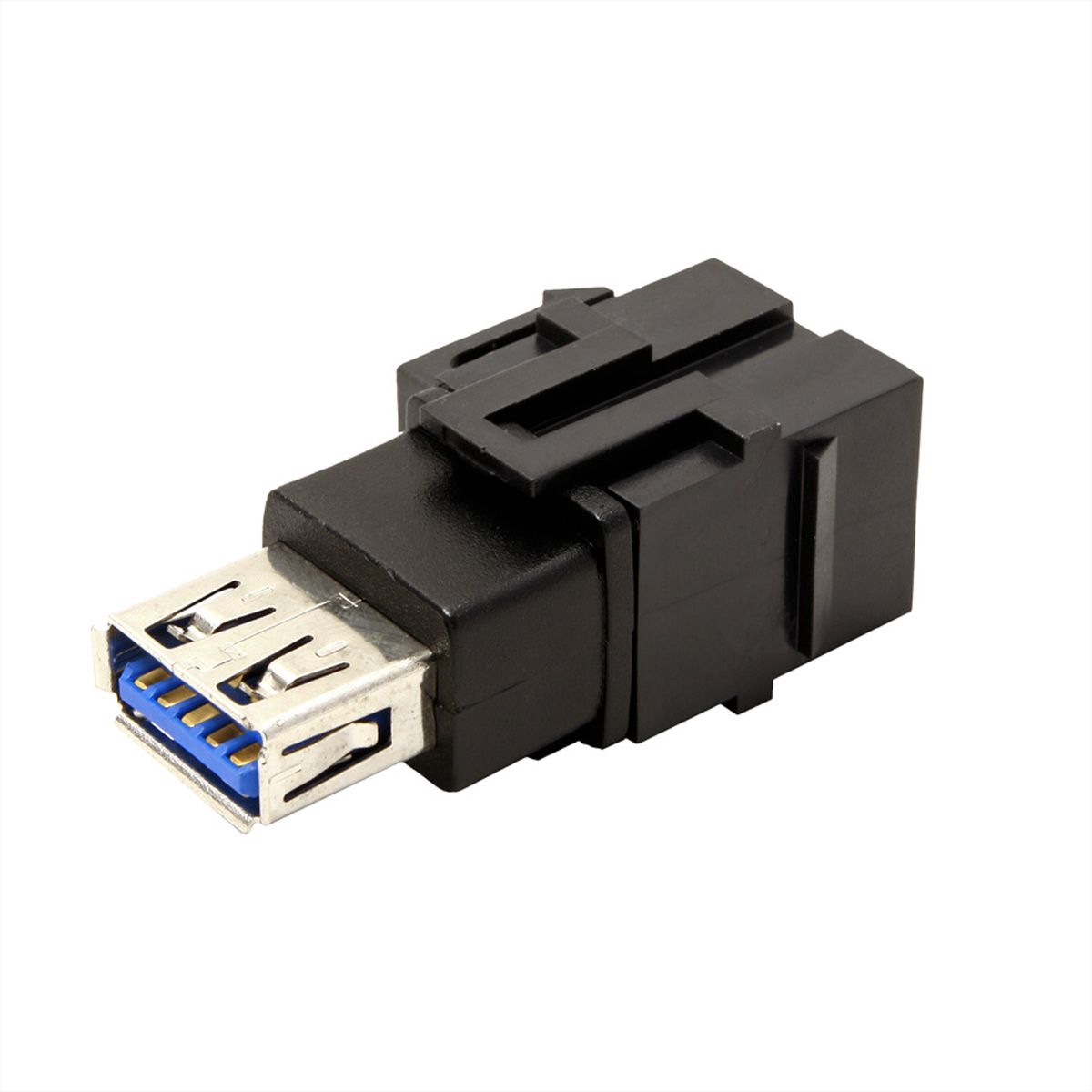 BACHMANN Keystone USB 3.0 Koppeling Typ A/A, zwart