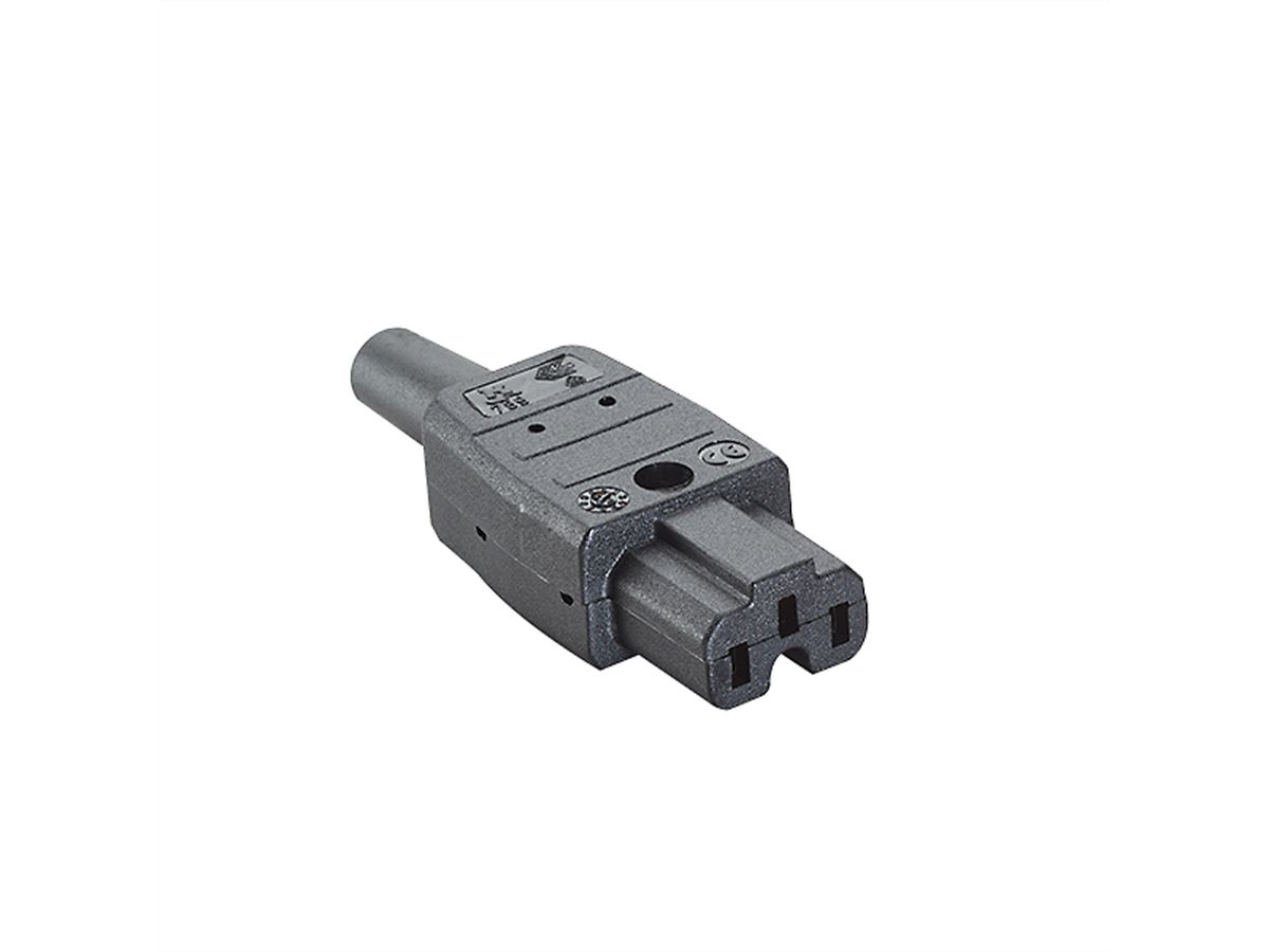BACHMANN C15 connector voor warme apparaten Type 789 155°C