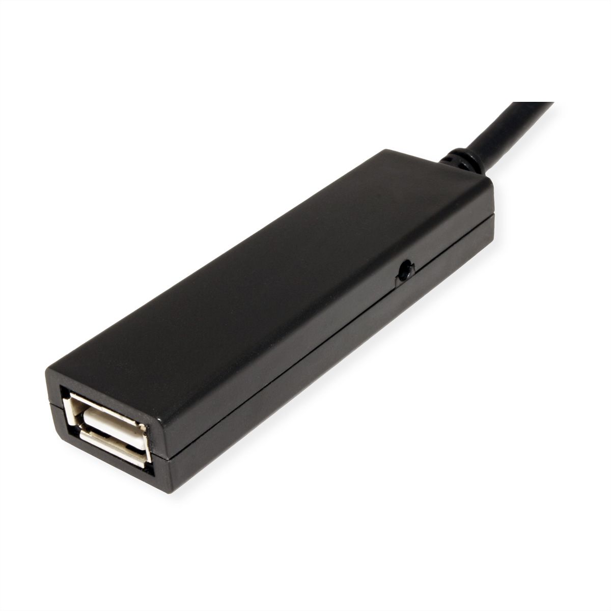 VALUE USB 2.0 Verleng kabel met actieve Repeater, A - C, zwart, 20 m
