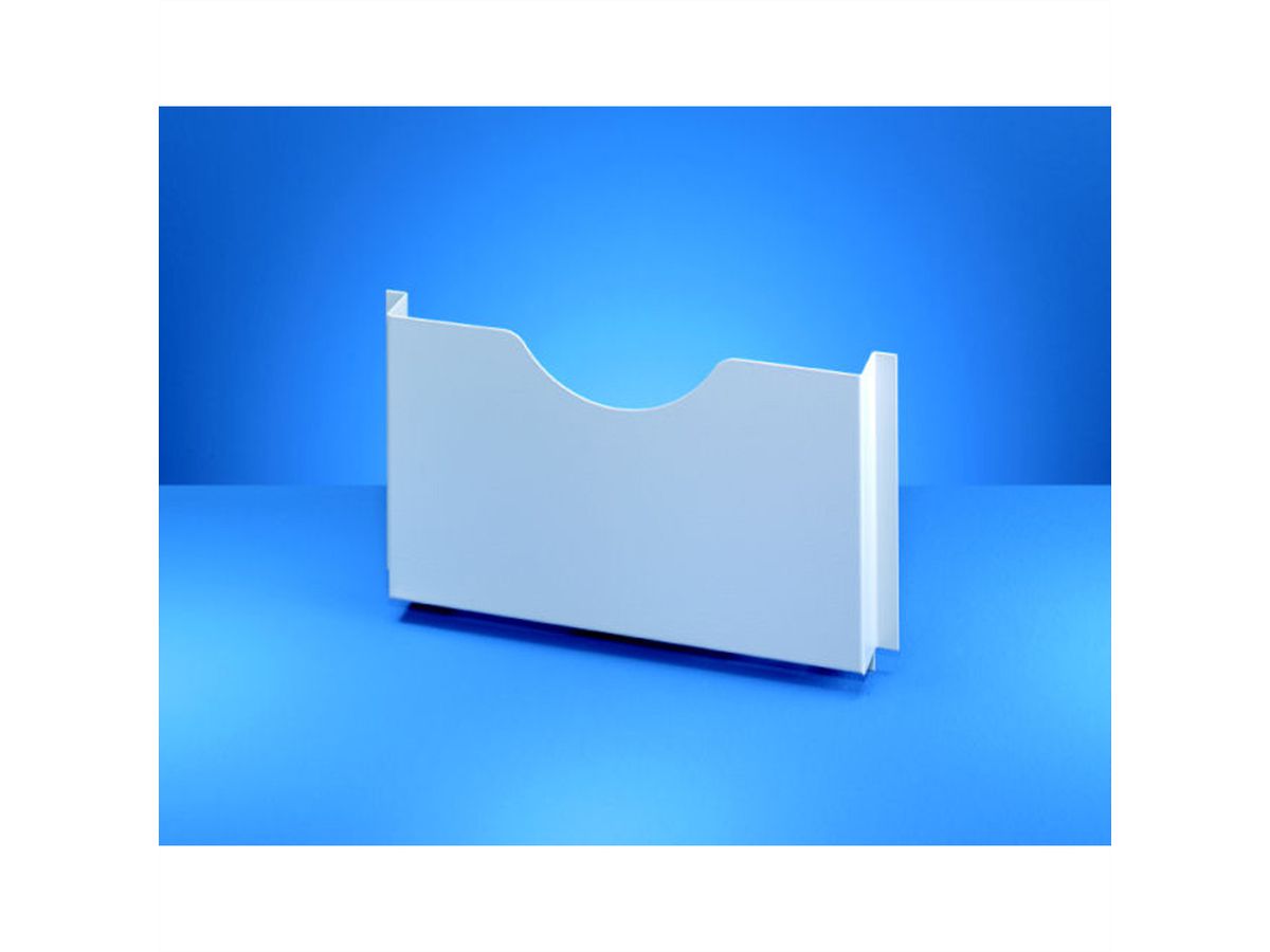 SCHROFF Document Pocket, A4, Steel, RAL 7035