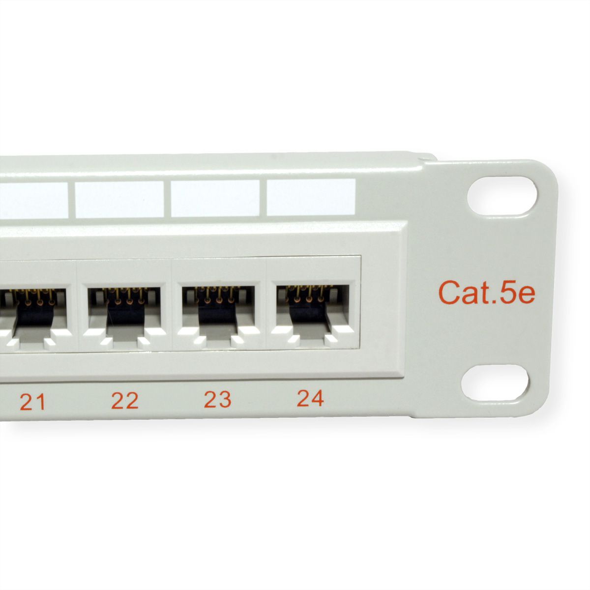ROLINE Cat.5e (Class D), 19" patchpanel, 24 ports, UTP, grijs
