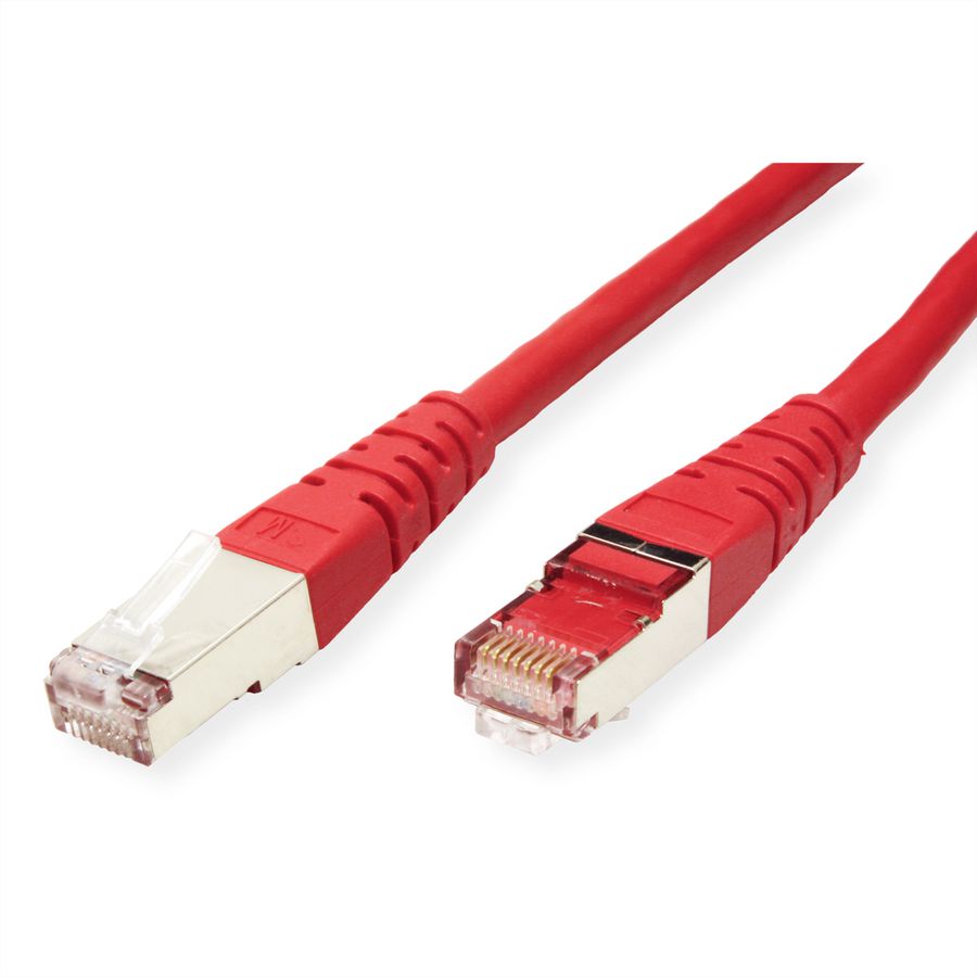 ROLINE patchkabel Cat.6 (Klasse E) S/FTP (PiMF), rood, 20 m