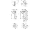 SCHROFF-insteekmodule U-profiel voor IEL, IET, type 2, 3 HE, 10 HE, 0,1" offset, 2,5 mm, Al, geanodiseerd vooraan, geleidend achteraan