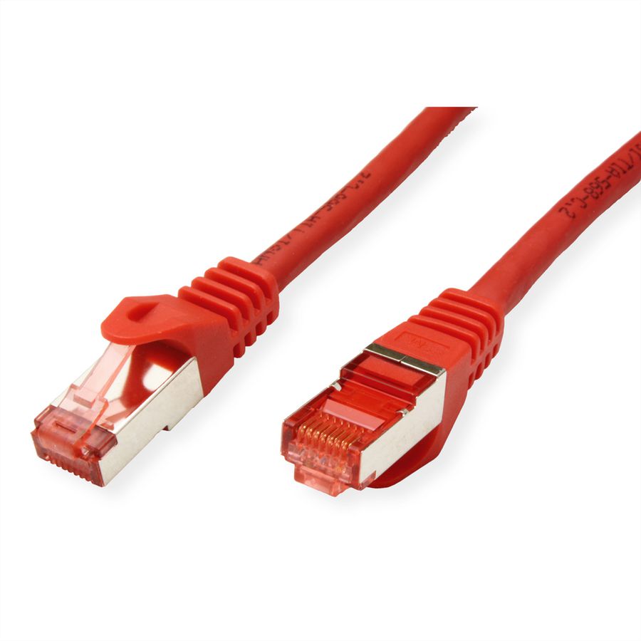 ROLINE patchkabel Cat.6 S/FTP (PiMF), componentniveau, LSOH, rood, 1,5 m