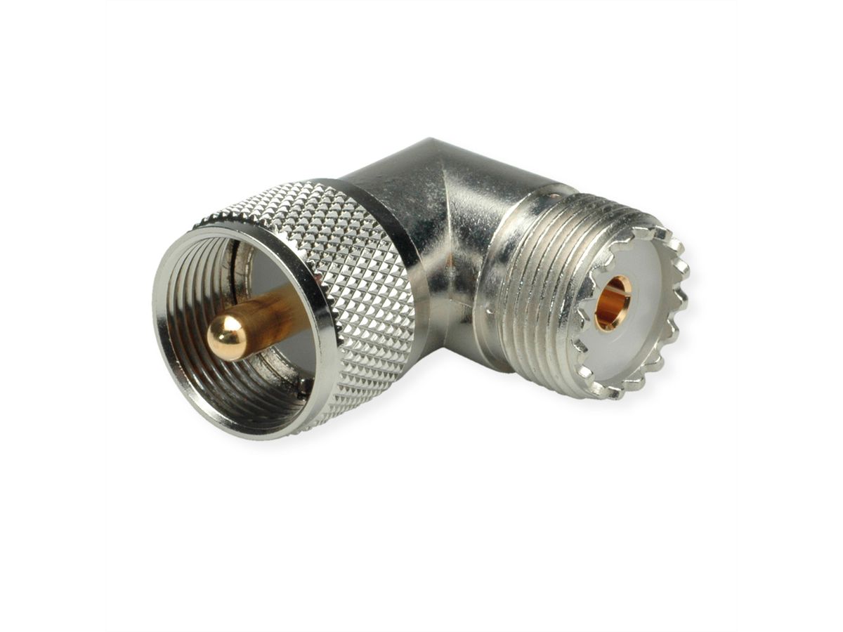 TELEGÄRTNER UHF-Winkelverbinder, Stecker / Buchse