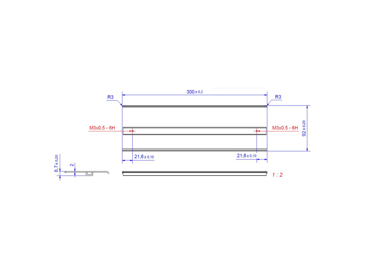 BACHMANN TOP FRAME afdekking 4-voudig EV1 geanodiseerd