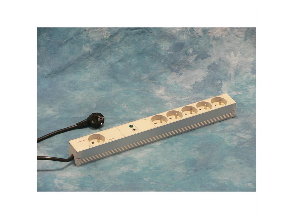 SCHROFF contactdoosstrook, UTE, Master-Slave, 6 contactdozen, 19".