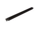 VALUE 19" Cable Entry 1U with Brush Seal, black