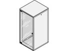 SCHROFF Eurorack glazen deur, 120° openingshoek, 25 HE 600W