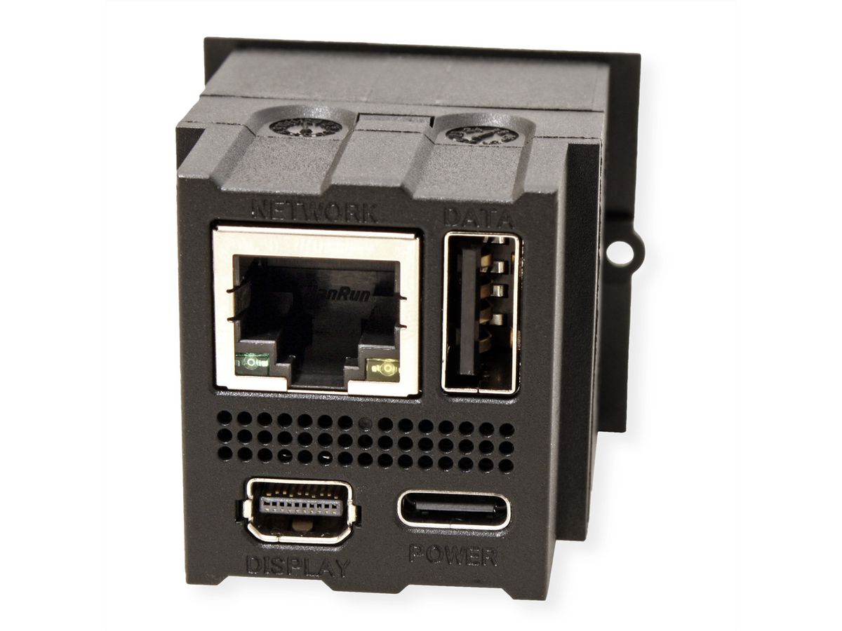 BACHMANN module poortreplicator 2x USB, RJ45, Mini DisplayPort, USB-C, PowerDelivery