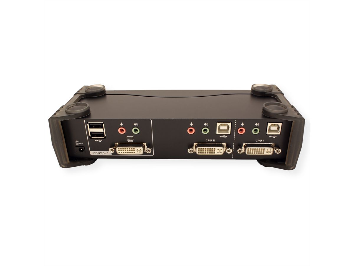 ATEN CS1762A KVM switch DVI, USB, audio, USB hub, 2 poorts