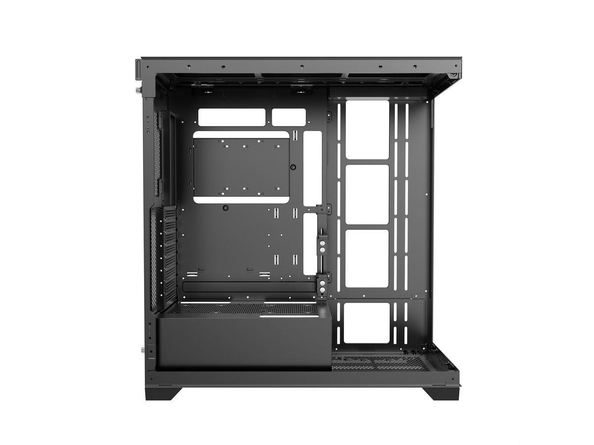 XILENCE Xilent Gleam X818.ARGB Gaming ATX PC-behuizing zwart, RGB ATX Midi Tower