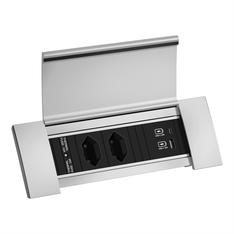 BACHMANN POWER FRAME S 2xCH, 1xUSB A&C 22W 0,2m GST18 Zwitserland