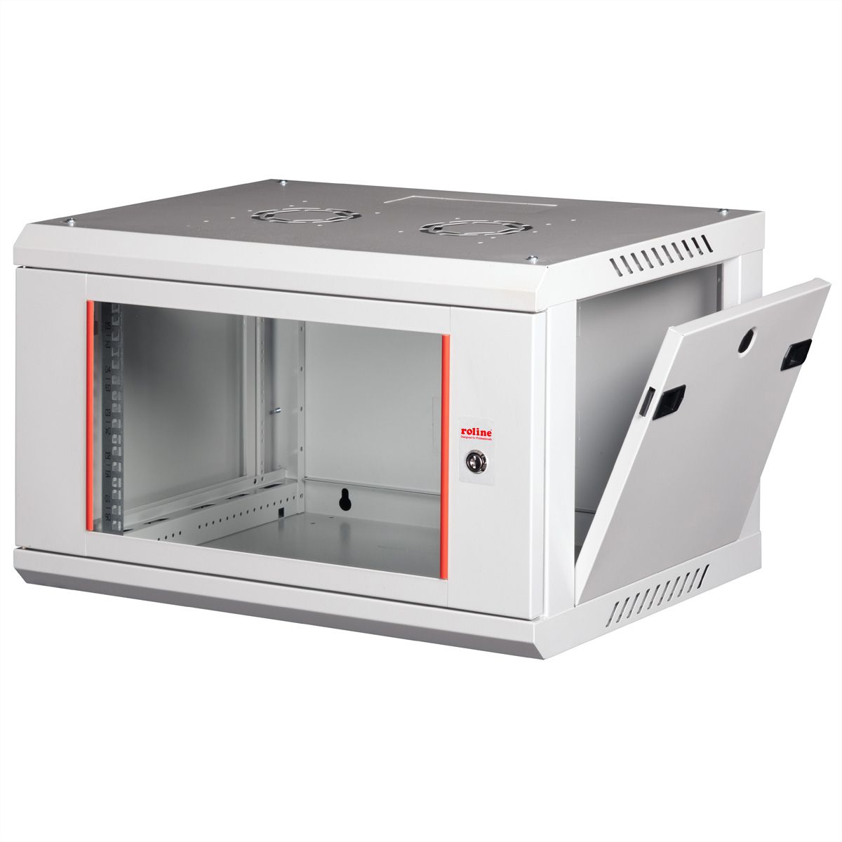 ROLINE 19-inch wandbehuizing Basic Plus 6U, 600x450 BxT grijs