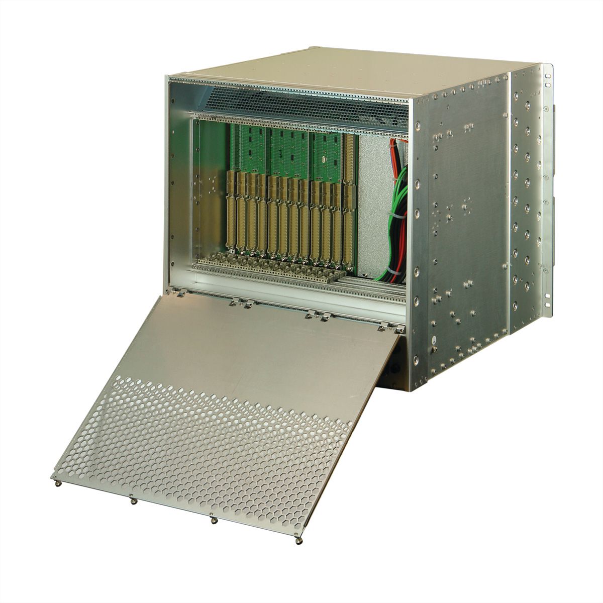 SCHROFF VME64x System, Rugged, 10 U, 12 Slot, Pluggable PSU