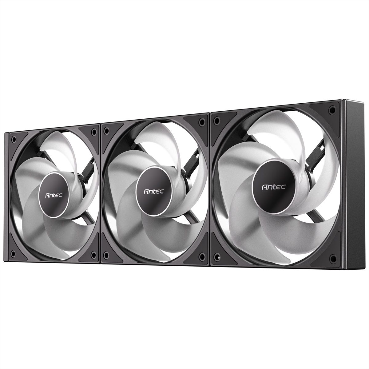 ANTEC C120 ARGB Fan Reverse PC Case Fan 120mm 3-in-1-Pack, black