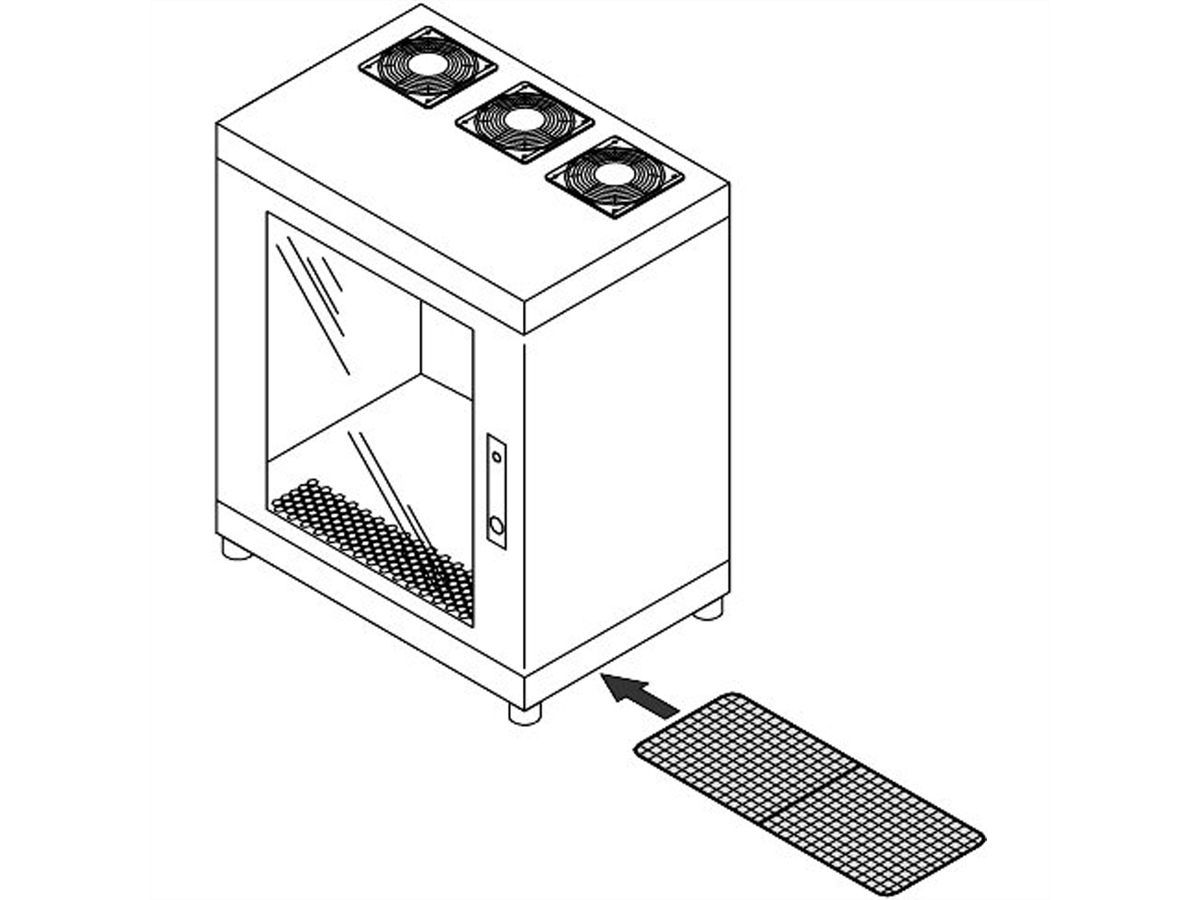 SCHROFF Epcase Air Filter Mats for 19'' 500-600D case (x3)