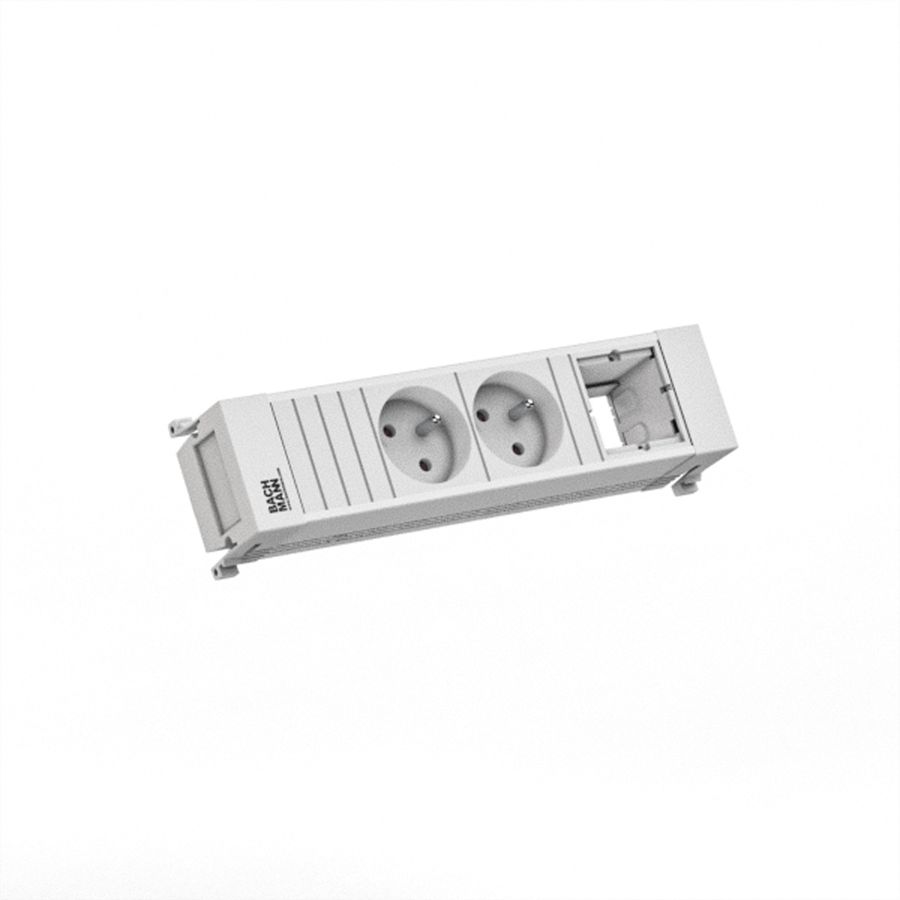 BACHMANN POWER FRAME 2xUTE 1xCM 0.2m GST18 RAL9010