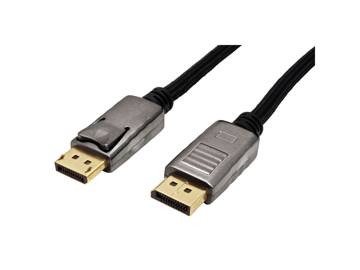 ROLINE DisplayPort Kabel, DP-DP, v1.2, M/M, 2 m