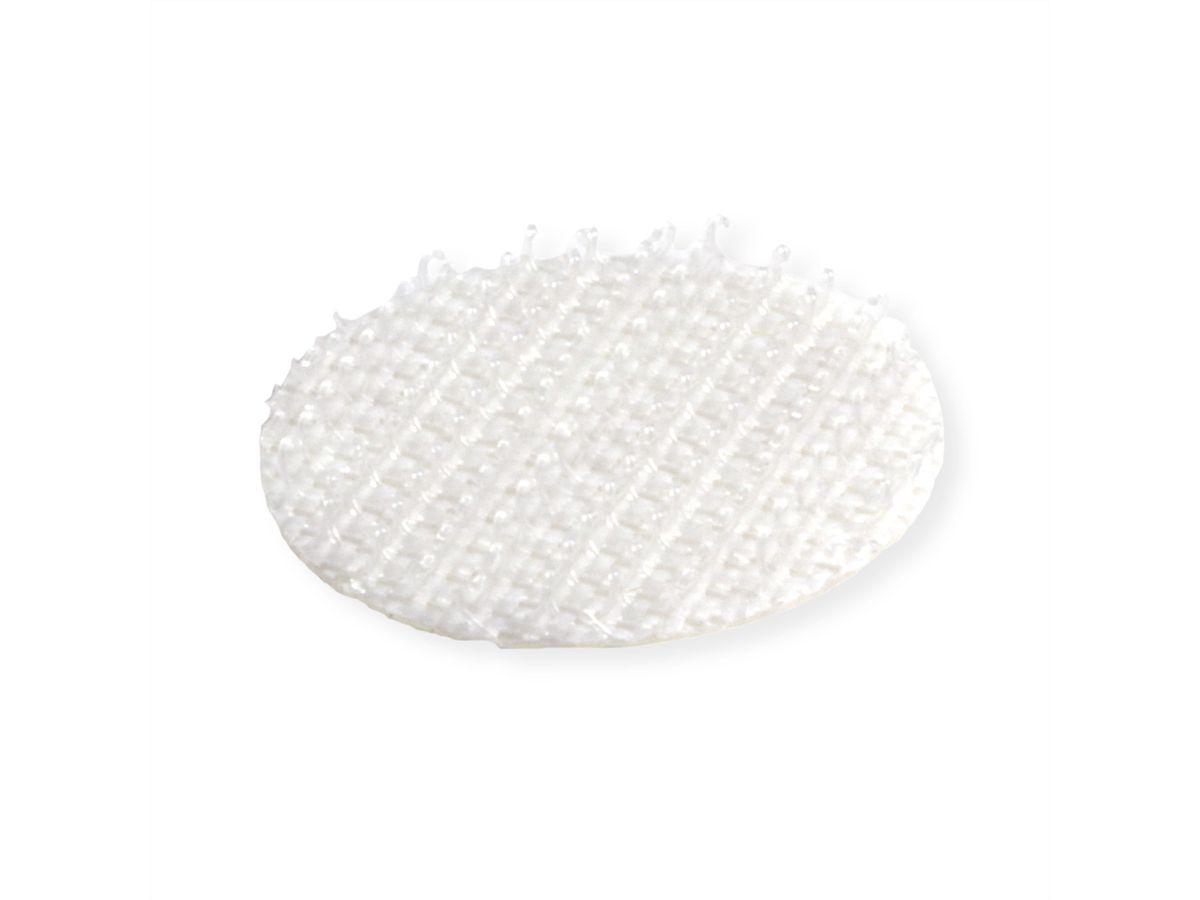 VELCRO® Zelfklevende klittenbandstippen alleen haken 19mm x 125 Wit