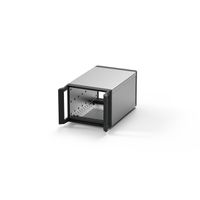 SCHROFF RatiopacPRO 19" Case, Retrofittable Shielding With Handles, 3 U, 28 HP, 315 mm