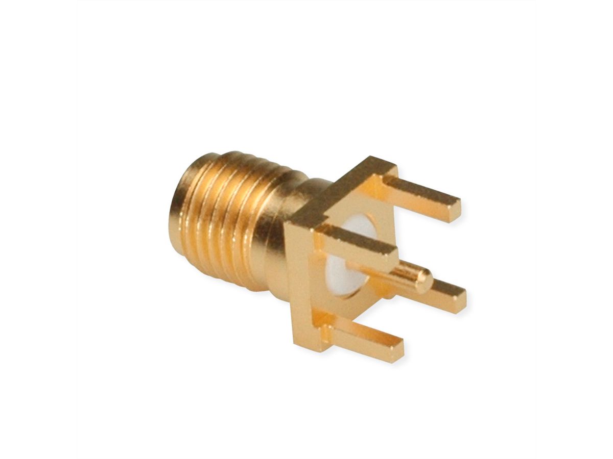 TELEGÄRTNER SMA-Buchse print vergoldet