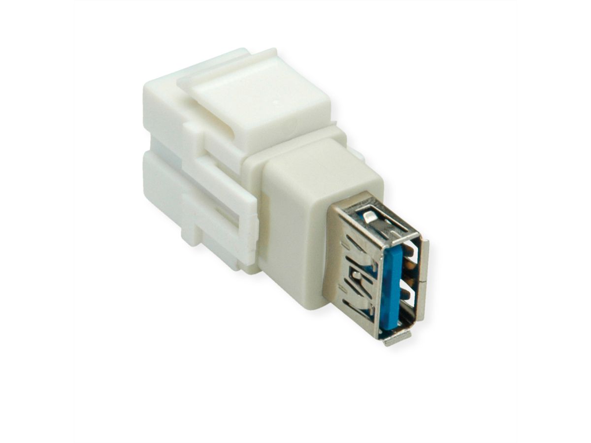 BACHMANN USB A/A 3.0 Keystone module white