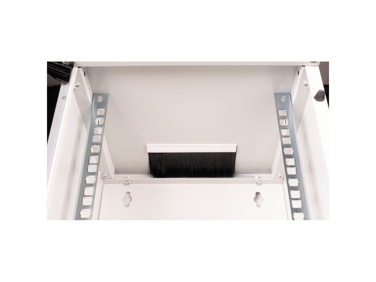 ROLINE 10-inch wandbehuizing 9 U, 312x300 BxD grijs