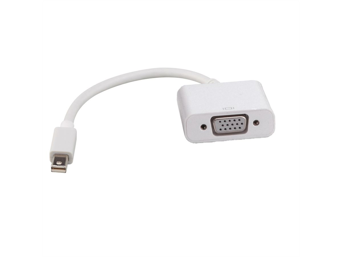 ROLINE Mini DisplayPort-VGA Adapter, Mini DP Male - VGA Female