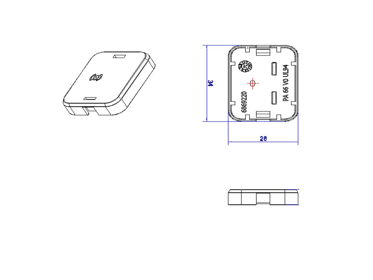 BACHMANN C19 afsluit kappen 10 st, inclusief ontgrendelingstool