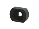 SCHROFF hulzen voor M2,5, messing, zwart, 10 stuks