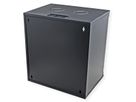 ROLINE 19-inch wandbehuizing Basic 12 U, 540x400 BxD Bouwpakket zwart