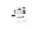 Skross MUV USB AC65PD World Travel Adapter with USB C Cable, worldwide