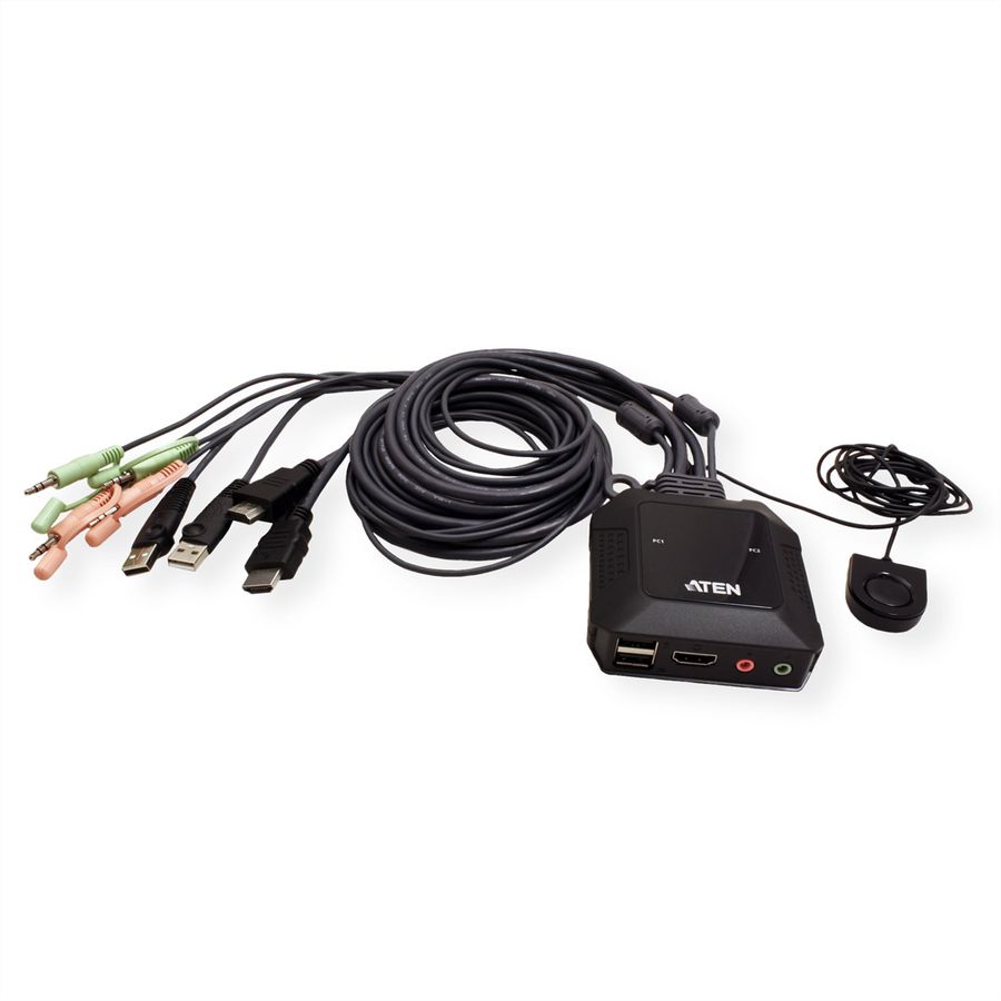 ATEN CS22H 2-Poorts USB 4K HDMI KVM Switch