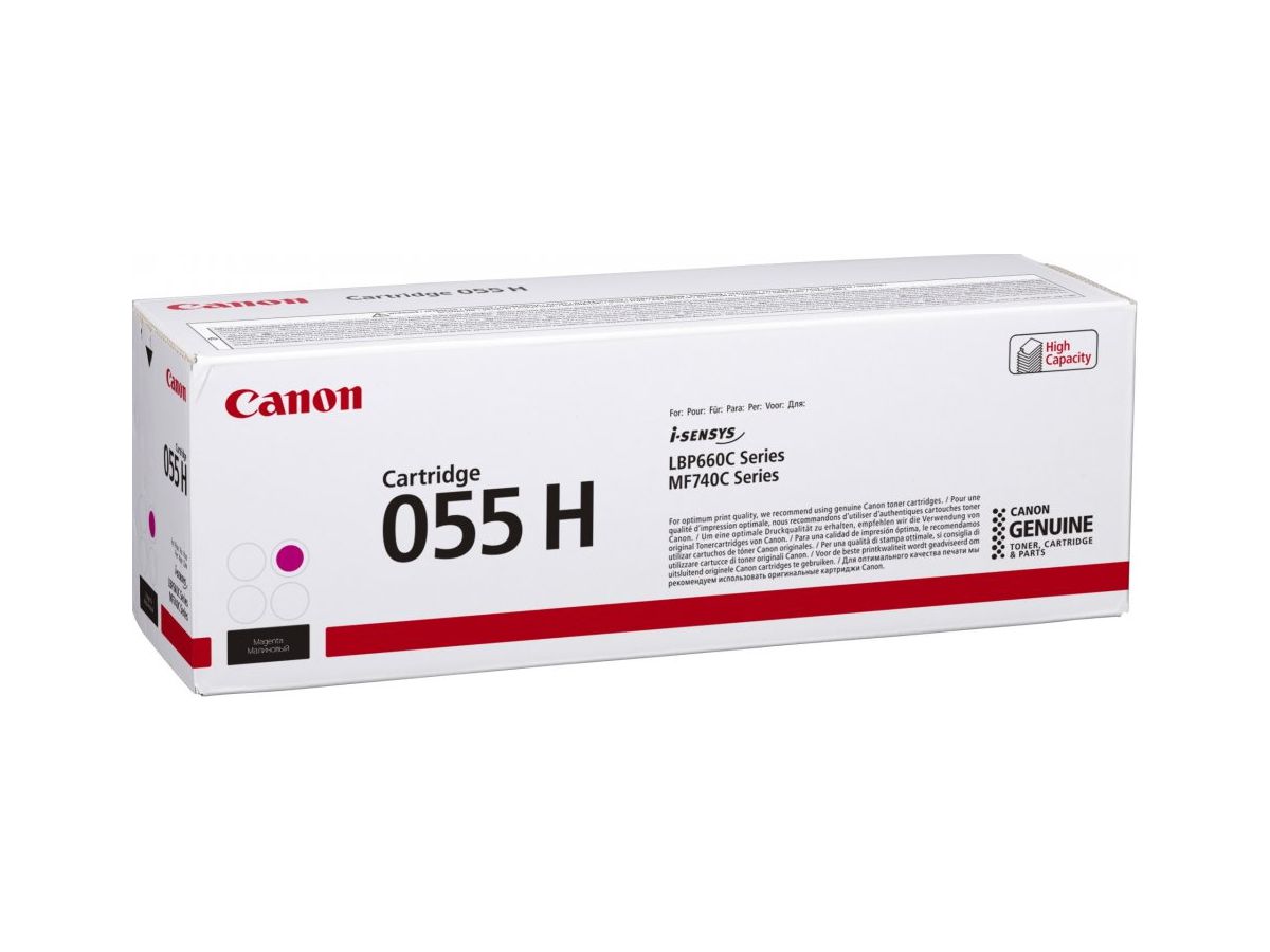 Canon 055H tonercartridge 1 stuk(s) Origineel Magenta