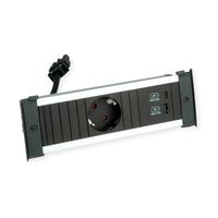 BACHMANN KAPSA S 1xCEE7/3, 1xUSB A/C 22W 0.2m GST18