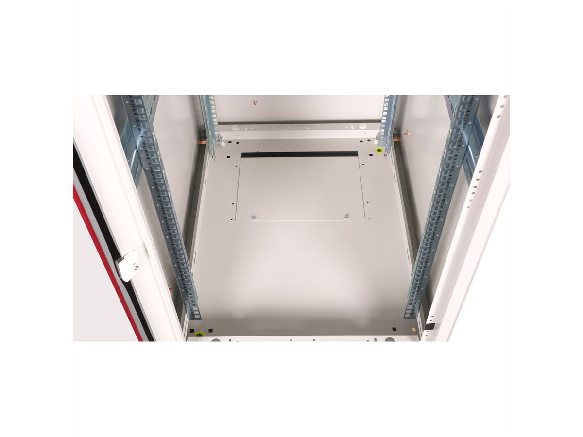ROLINE 19-inch netwerkkast Basic 26 U, 600x800 BxD Glazen deur grijs