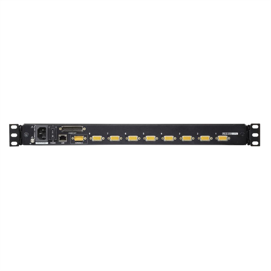 ATEN CL5708iM LCD KVM Switch Over IP, USB-PS/2,VGA , 8-Ports, CH-Layout
