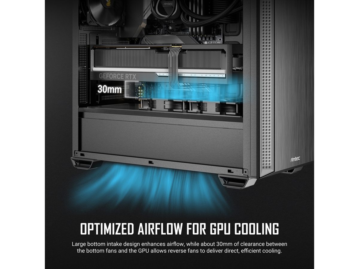 ANTEC Performance P7S Mid-Tower ATX, M-ATX and ITX PC Case, silver