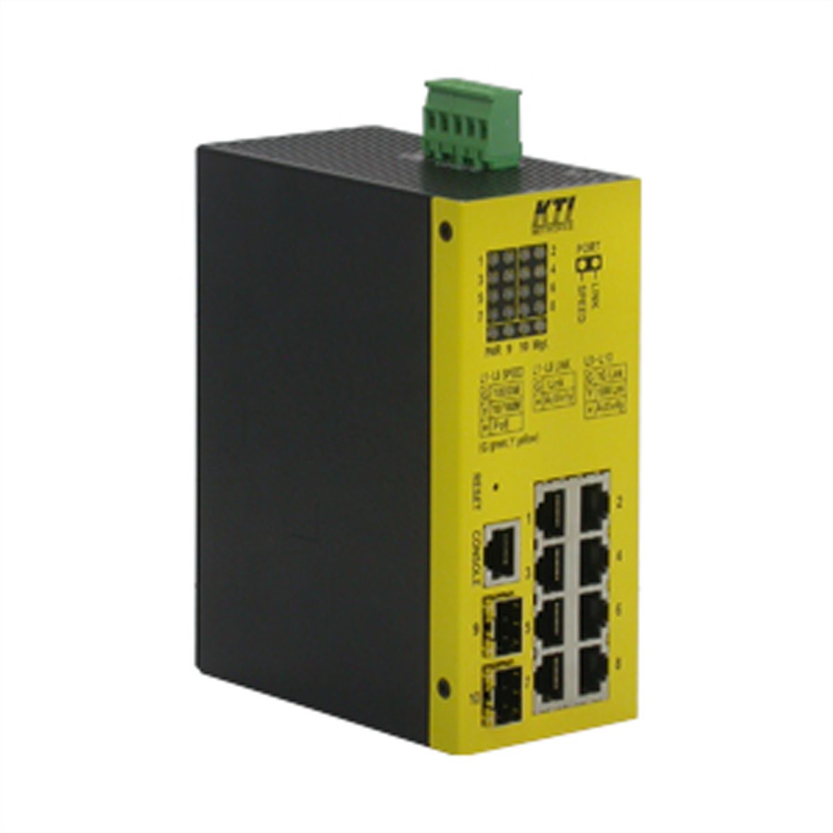KTI KGS-1064-HP 10-Port Industrial Giga PoE-Switch