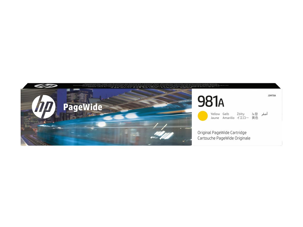 HP 981A Yellow Original PageWide Cartridge