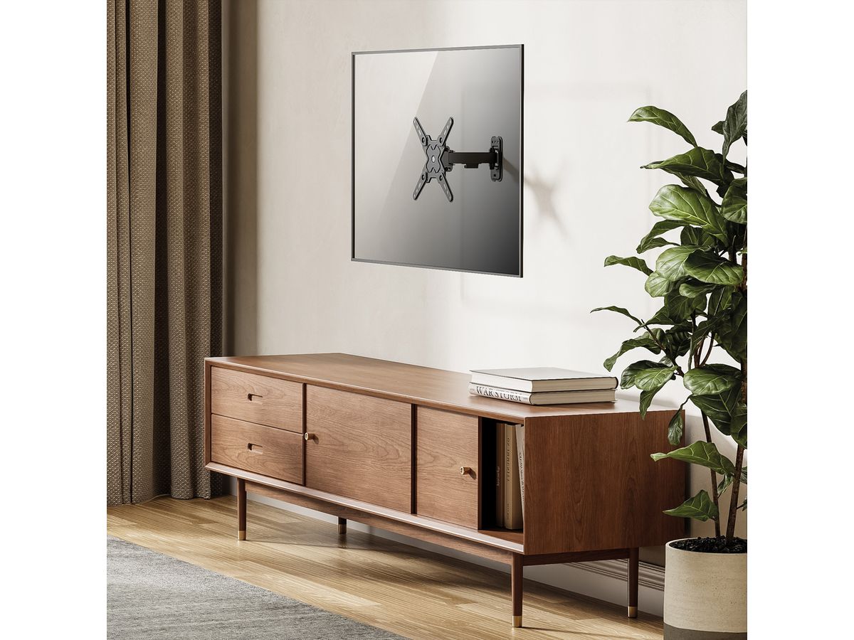 VALUE TV muurbeugel, 2 draaipunten, 13-43 inch, maximaal 20 kg