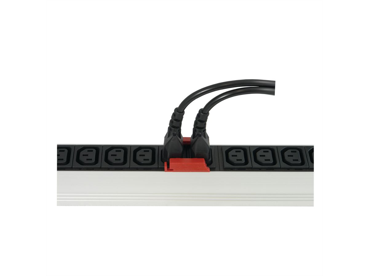 SCHROFF Borgclip voor IEC 60320?C13 Stekker